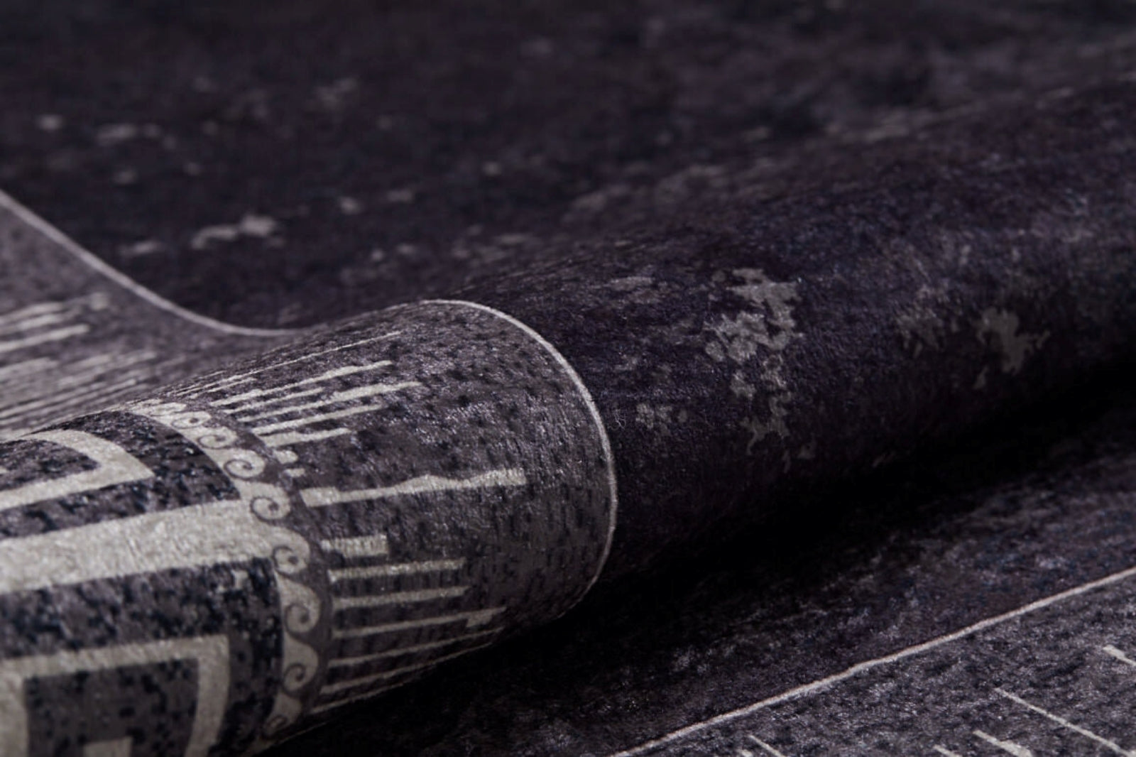 Podolsk Mor Çerçeveli Dijital Baskı Halı Halınet