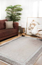 Petropavlovsk Bej Çerçeveli Dijital Baskı Halı Halınet