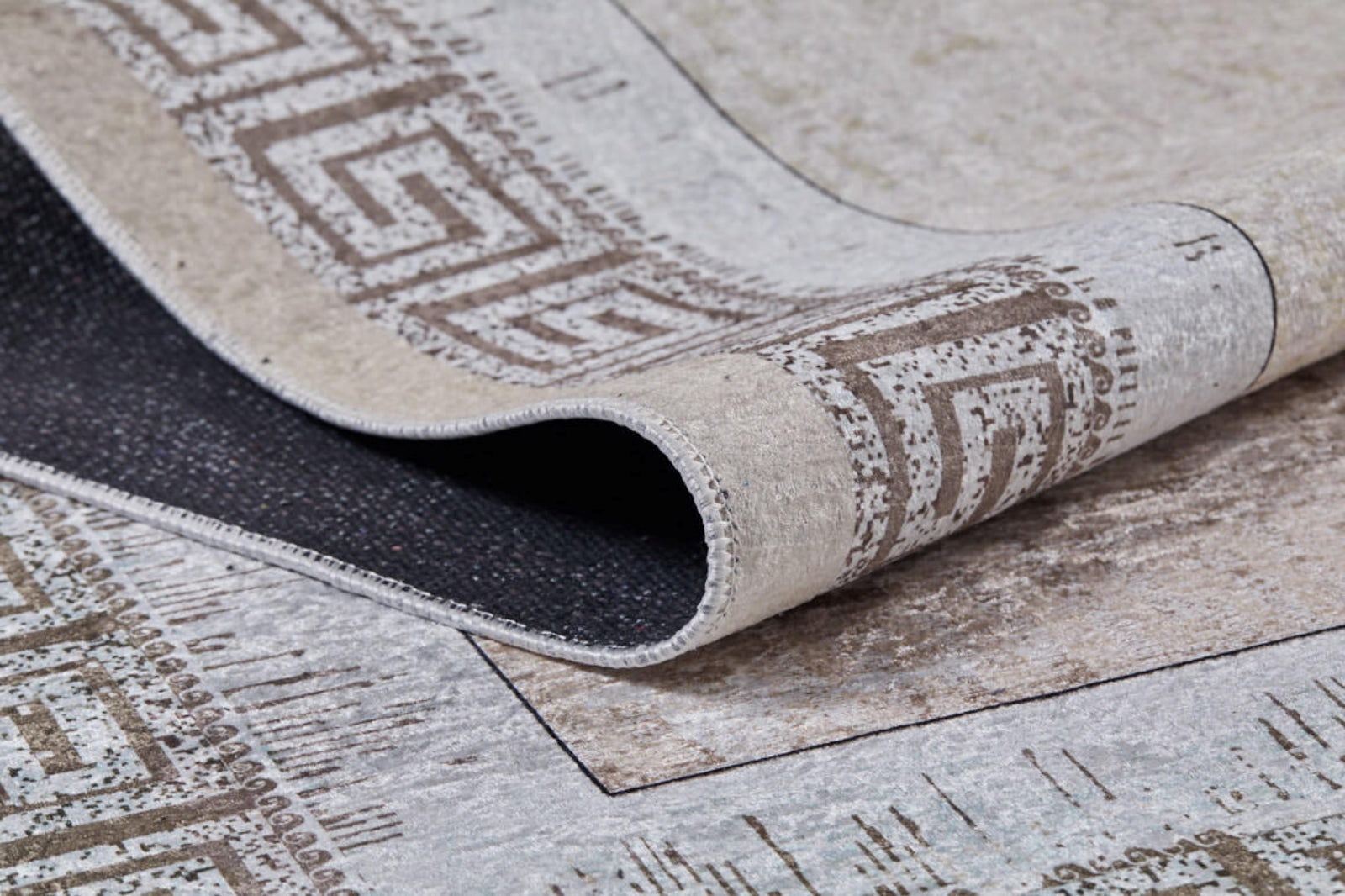 Petropavlovsk Bej Çerçeveli Dijital Baskı Halı Halınet