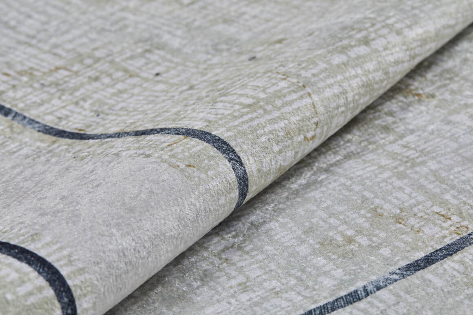 Salavat Krem Çerçeveli Dijital Baskı Halı Halınet