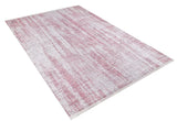 Dried Rose Light Grey Modern Living Room Rug
