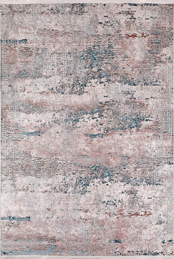 Vizon Eskitme Modern Halı - Yıkanabilir - Kaymaz Taban - Pati Dostu