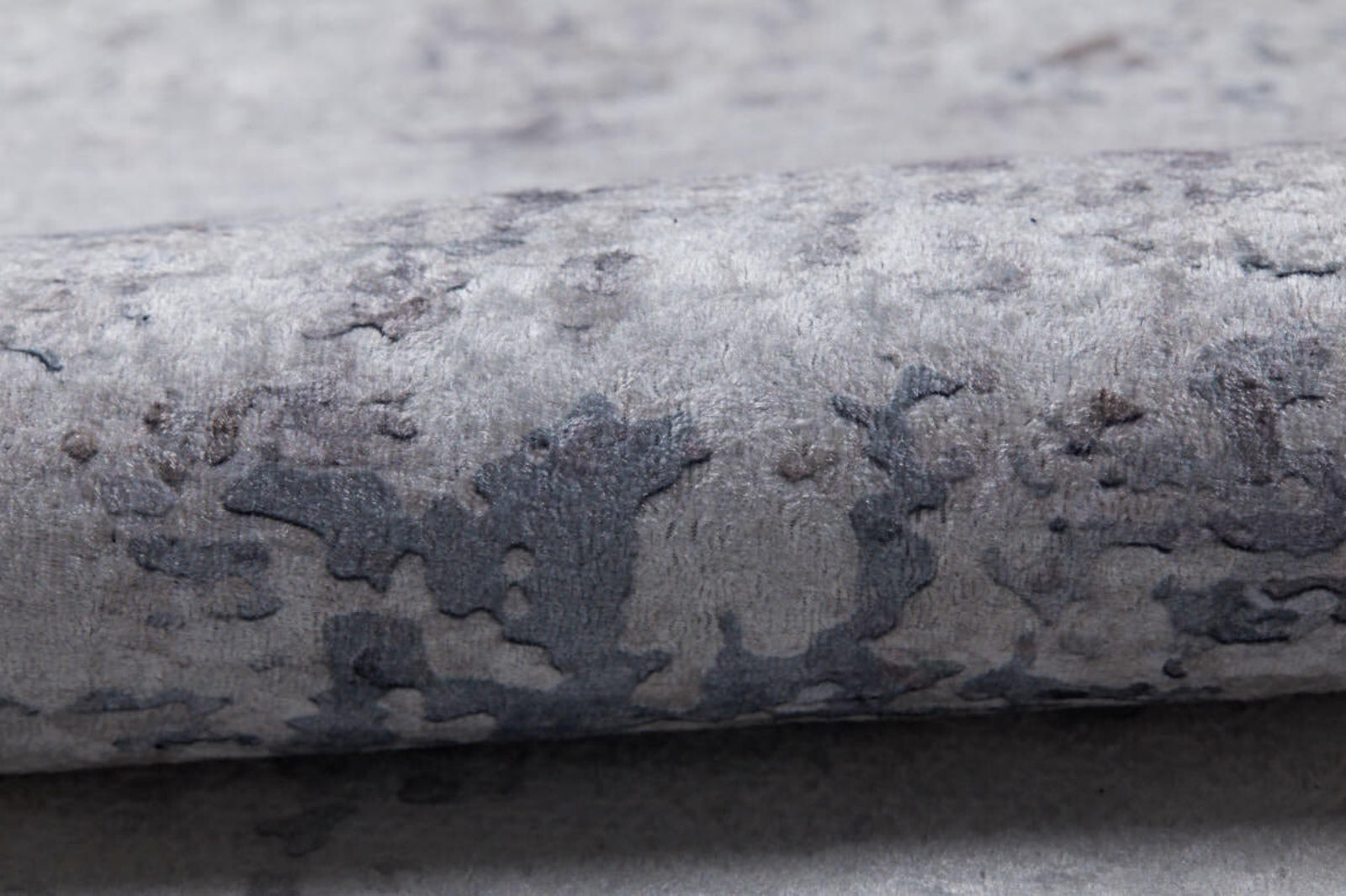 Penza Gri Modern Dijital Baskı Halı Halınet