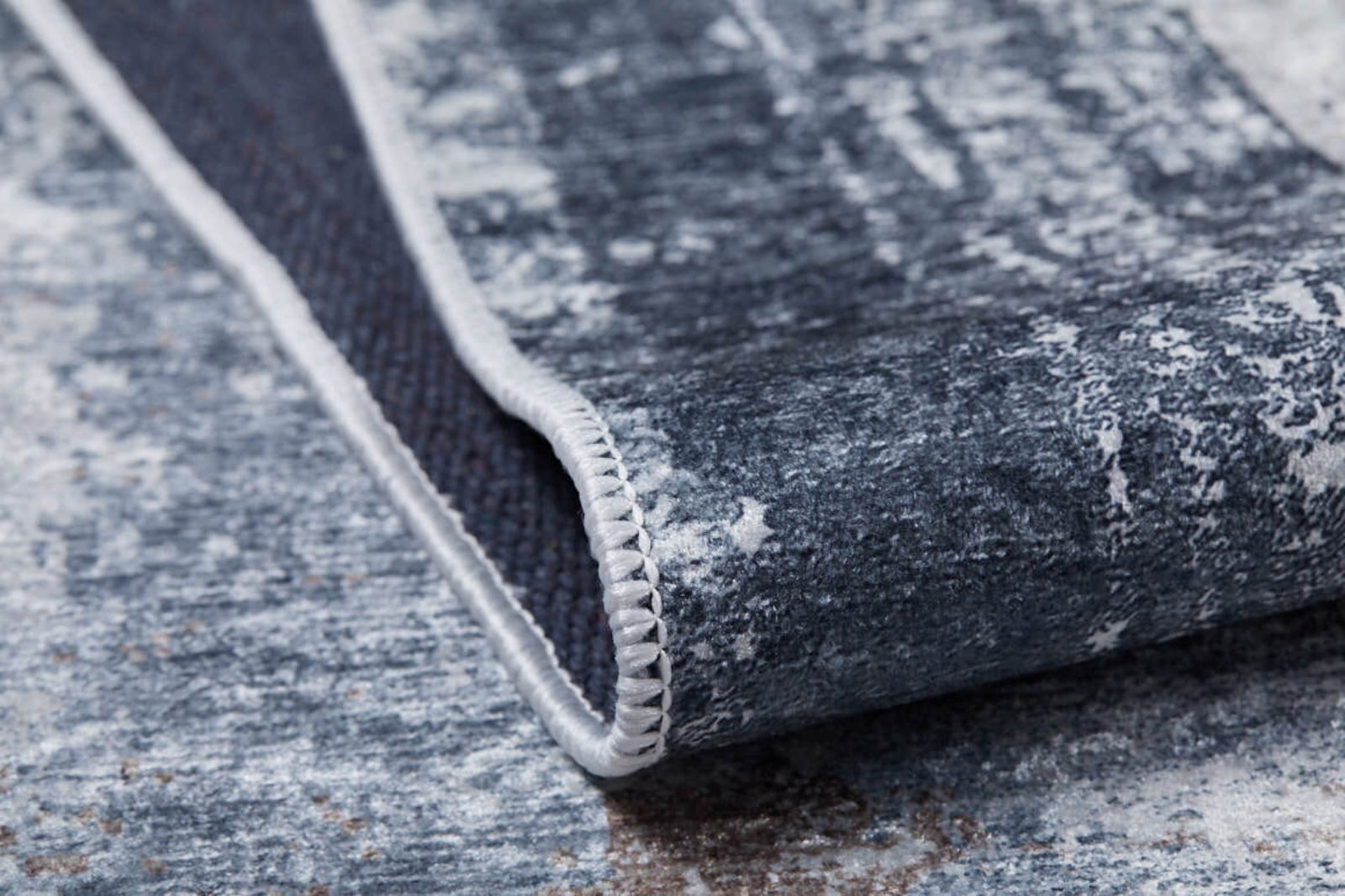 Gukovo Antrasit Modern Dijital Baskı Halı Halınet