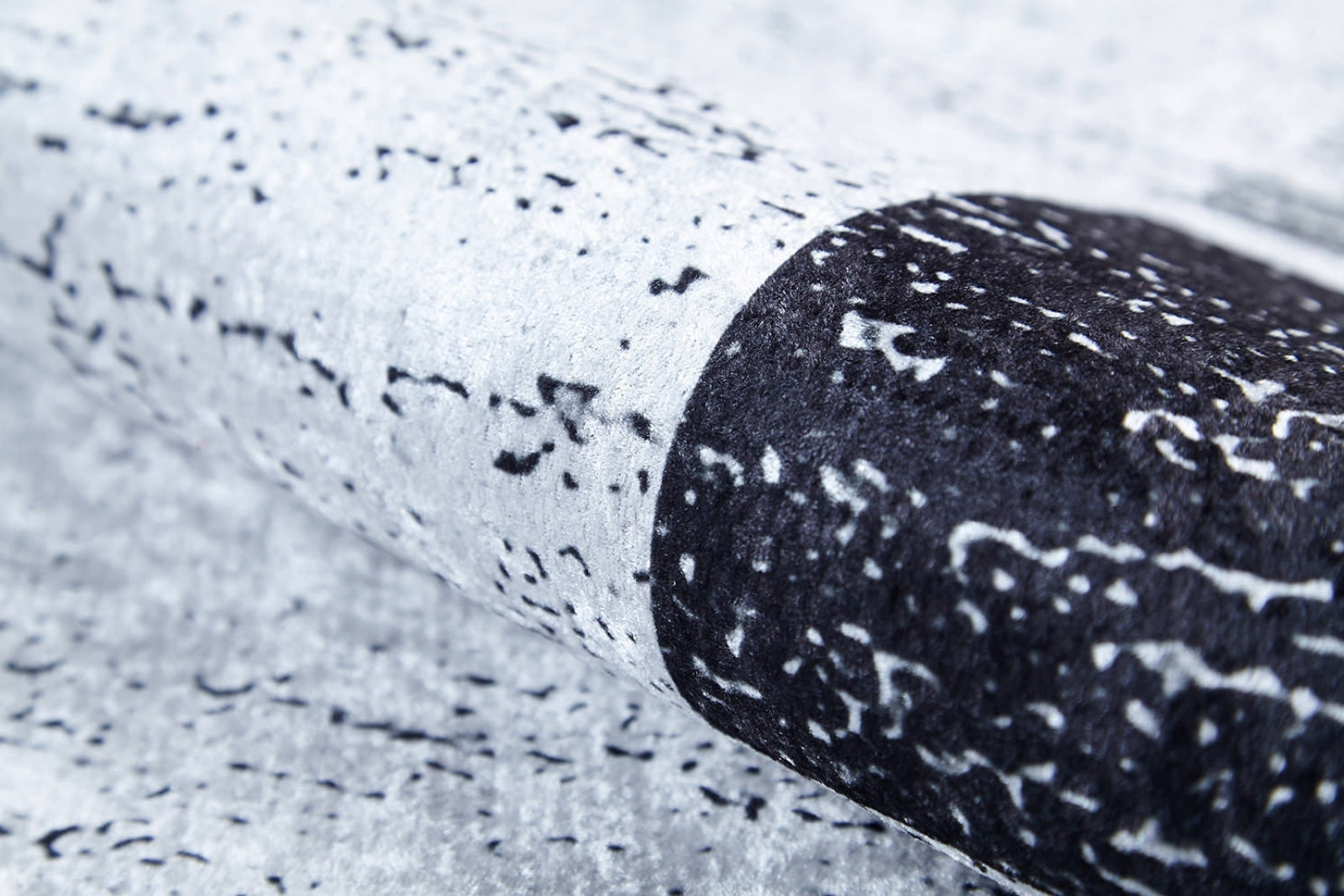 Muradabad Gri Çerçeveli Dijital Baskı Halı Halınet