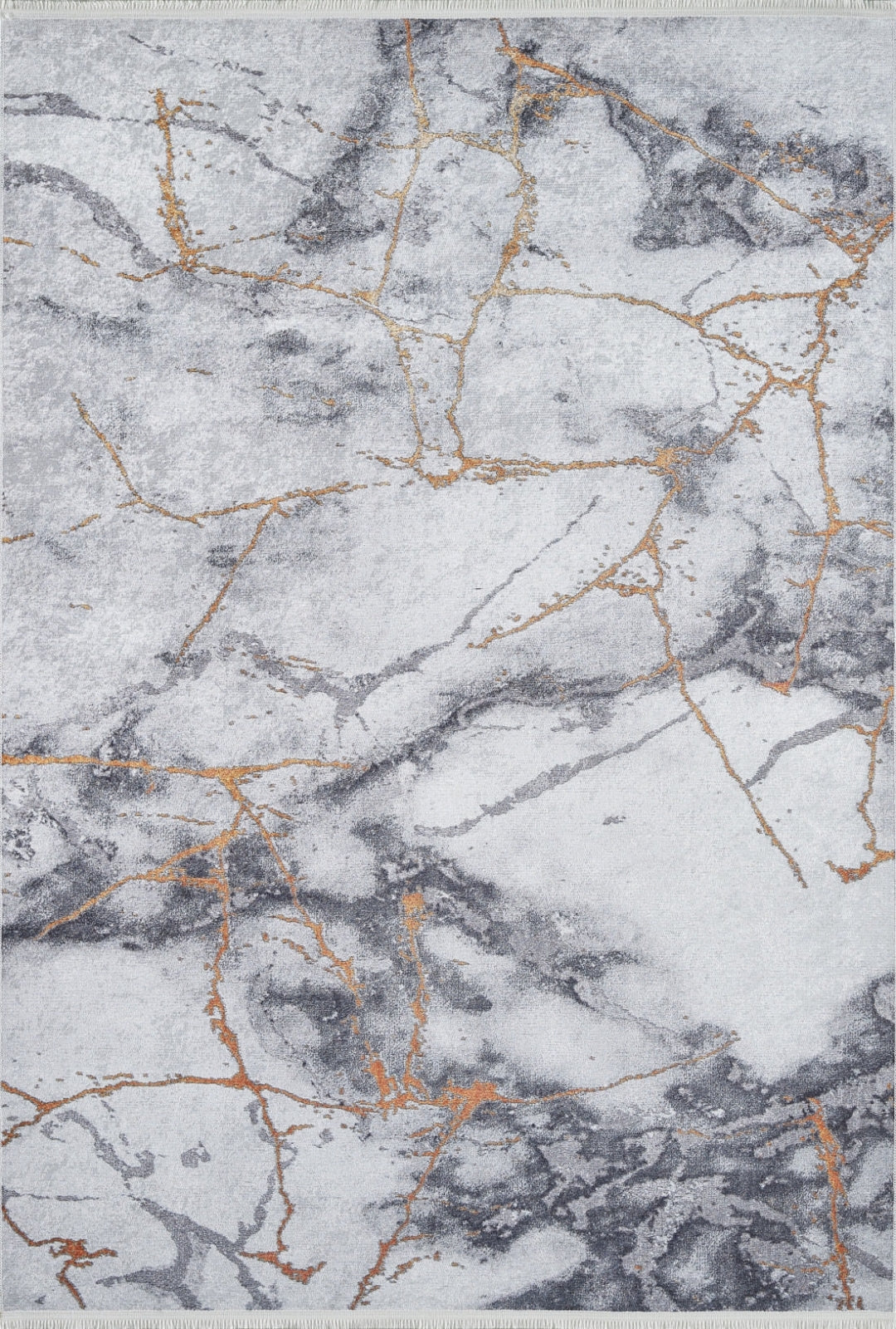 Hafizabad Gri Mermer Desen Dijital Baskı Halı Halınet