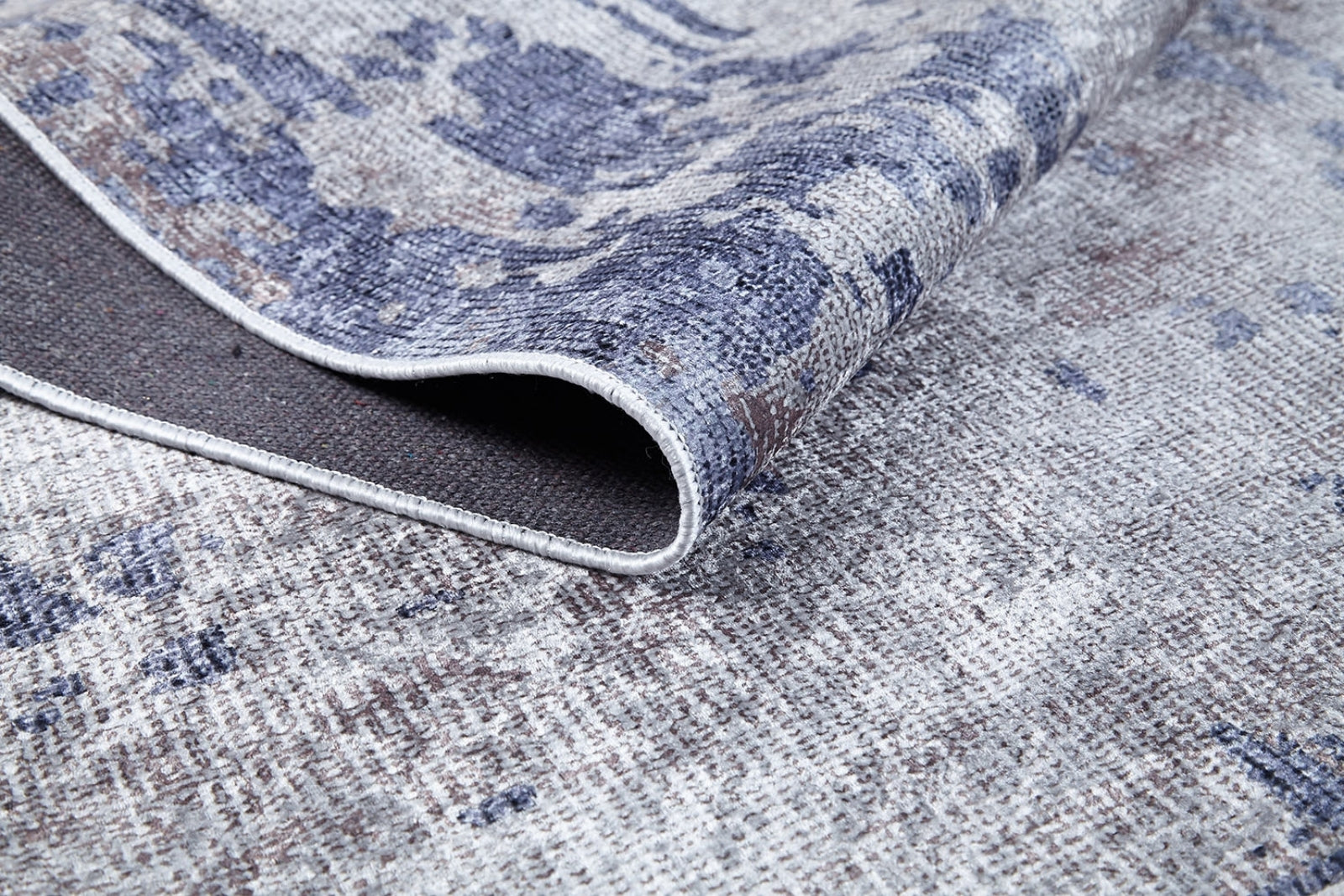 Burewala Gri Modern Dijital Baskı Halı Halınet