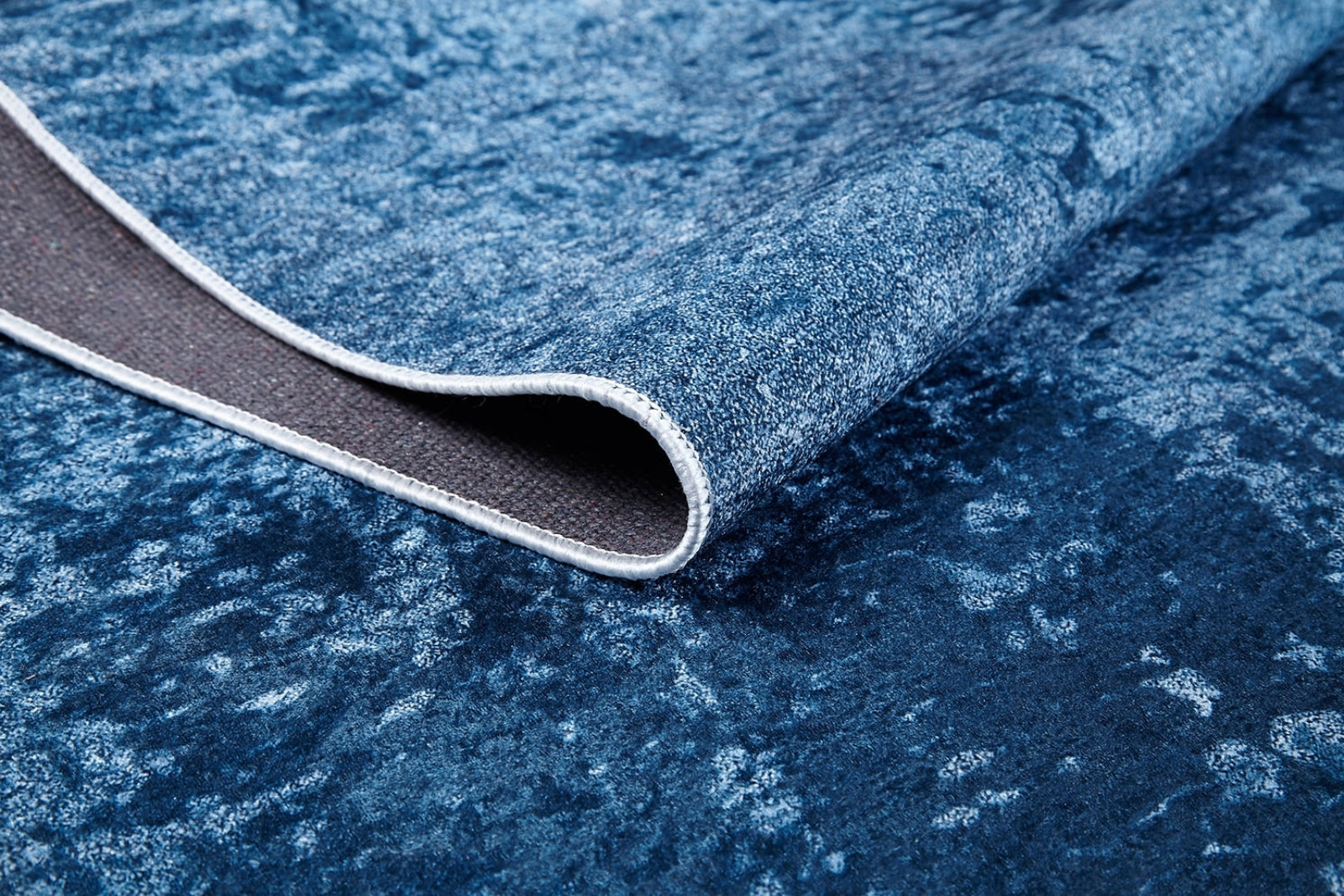 Pakpattan Mavi Modern Dijital Baskı Halı Halınet