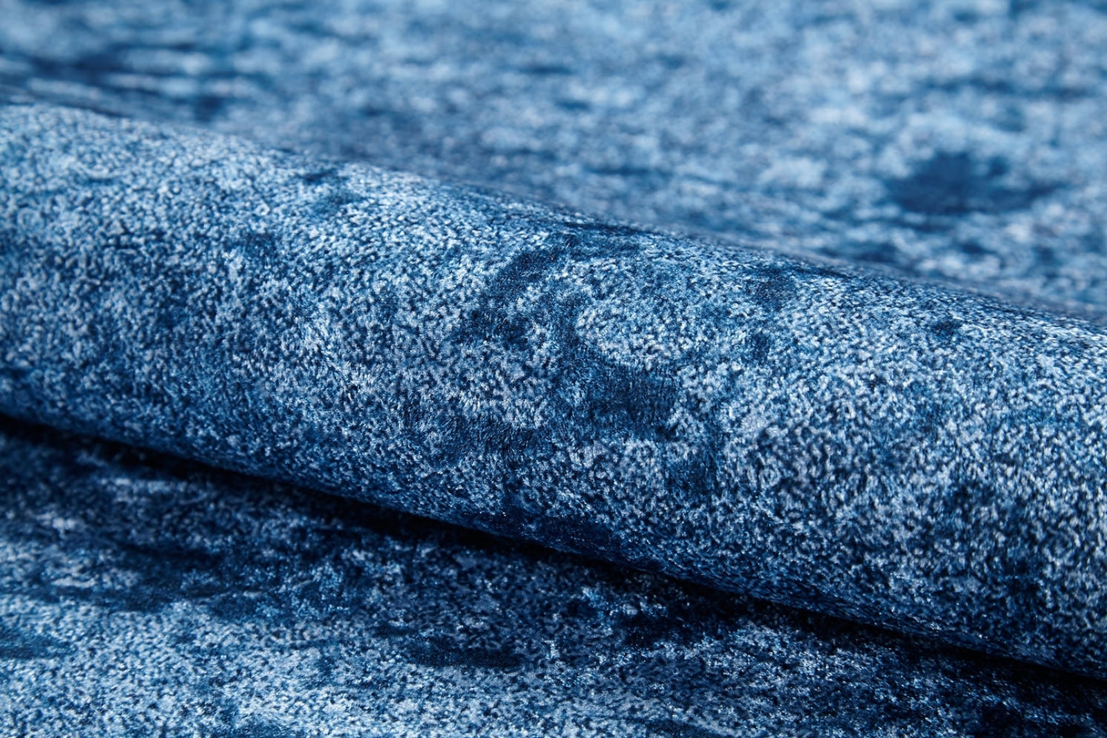 Pakpattan Mavi Modern Dijital Baskı Halı Halınet