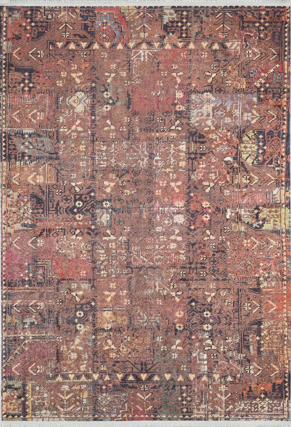 Geometrik Modern Halı - Yıkanabilir - Kaymaz Taban - Pati Dostu