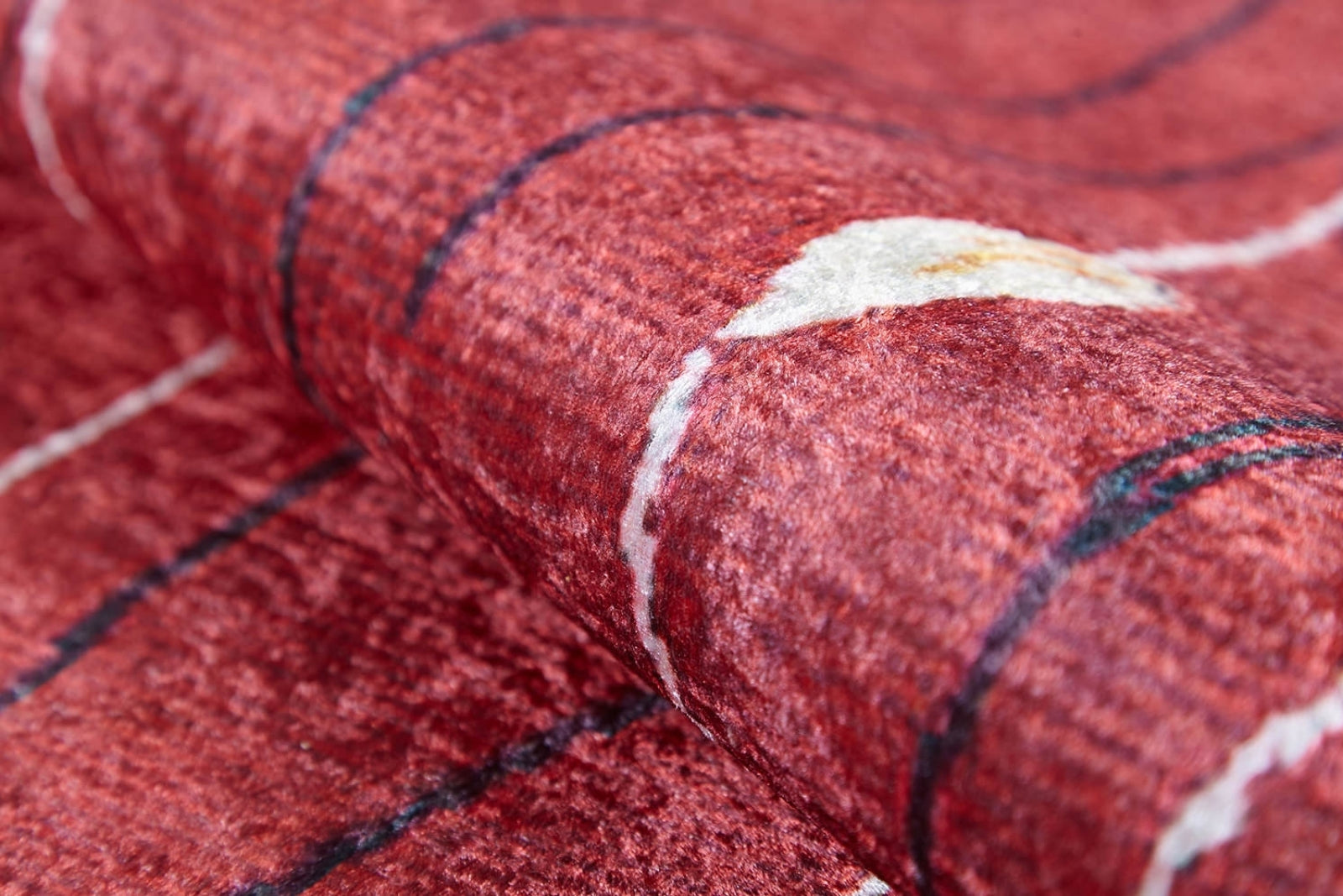 Tonala Kırmızı Modern Dijital Baskı Halı Halınet