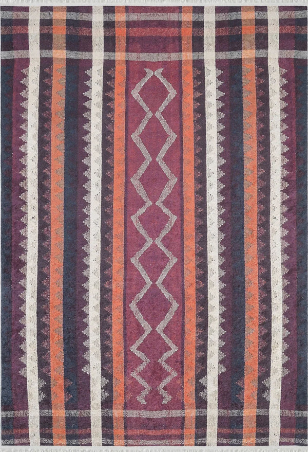 Geometrik Modern Halı - Yıkanabilir - Kaymaz Taban - Pati Dostu