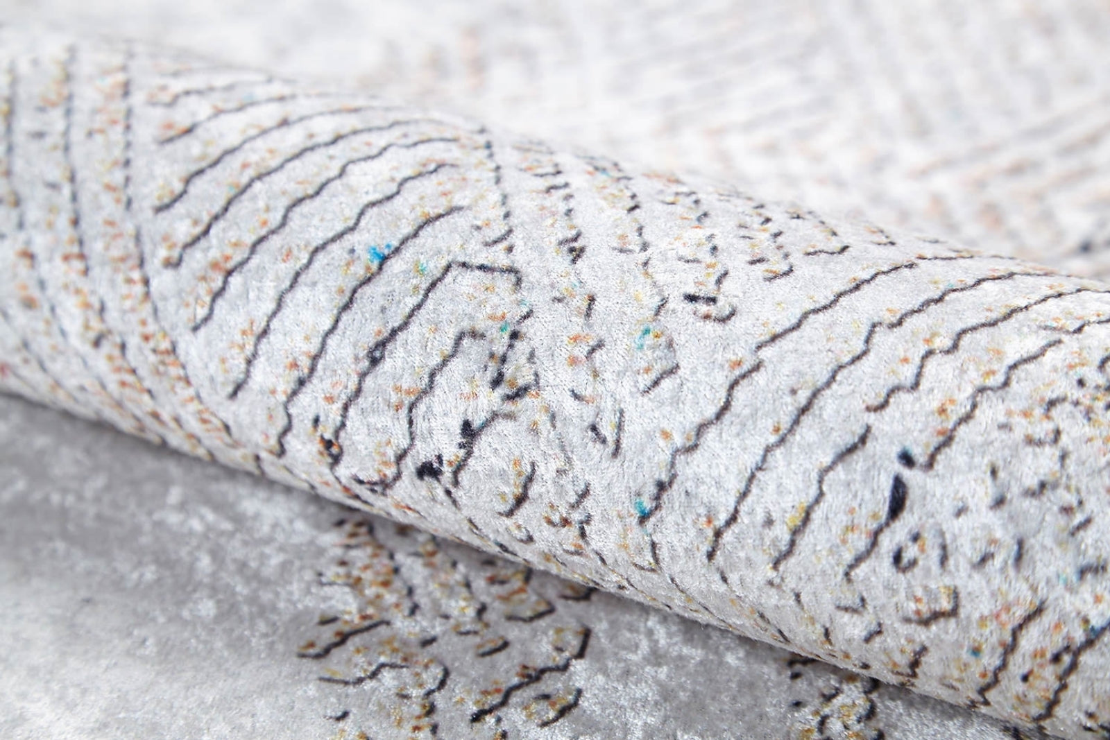 Wazirabad Bej Modern Dijital Baskı Halı Halınet