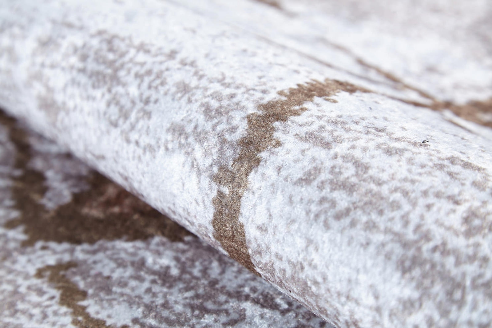 Lodhran Bej Geometrik Dijital Baskı Halı Halınet