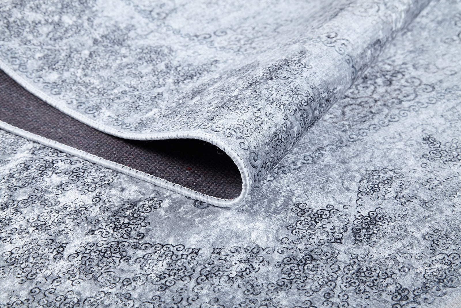 Tijuana Gri Klasik Dijital Baskı Halı Halınet