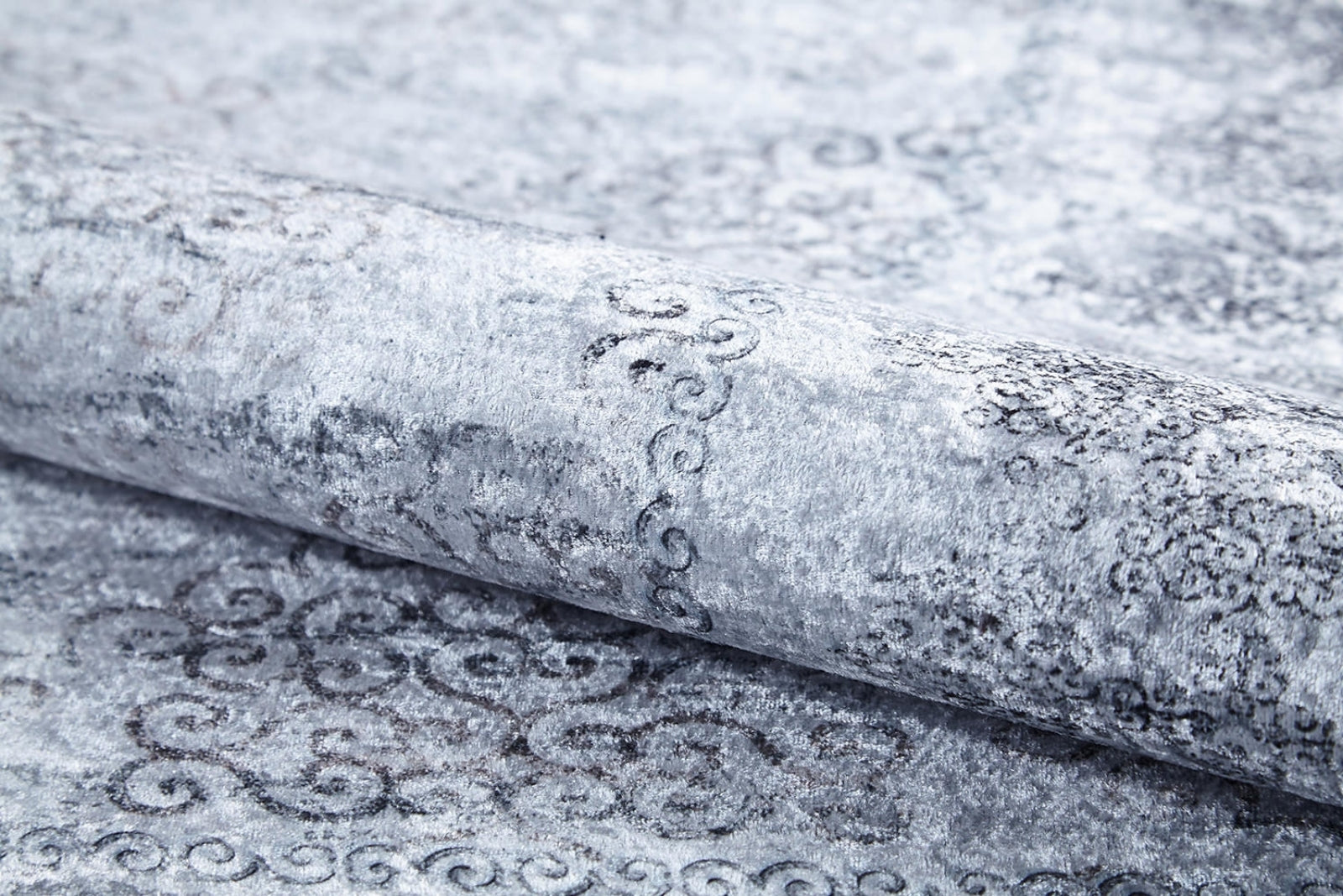 Tijuana Gri Klasik Dijital Baskı Halı Halınet