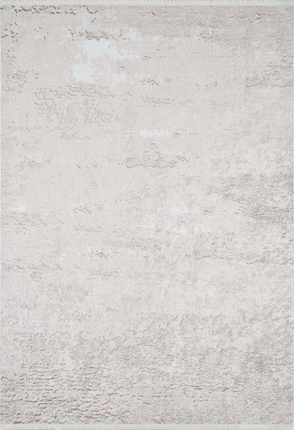 Gri Dokulu Modern Halı - Yıkanabilir - Kaymaz Taban - Pati Dostu