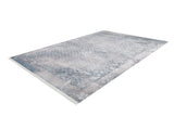 Gray Blue Modern Living Room Rug Geometric - Polyester