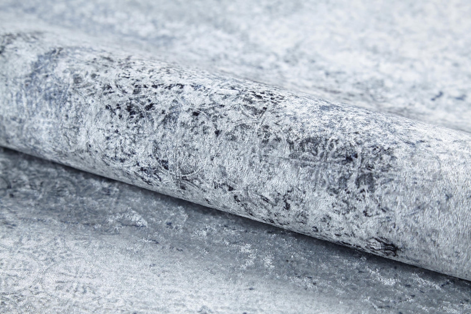 Kazvin Gri Modern Dijital Baskı Halı Halınet