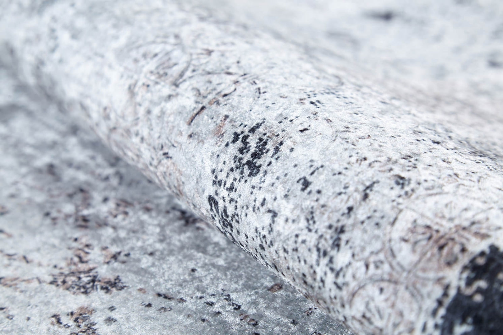 Zencan Gri Modern Dijital Baskı Halı Halınet