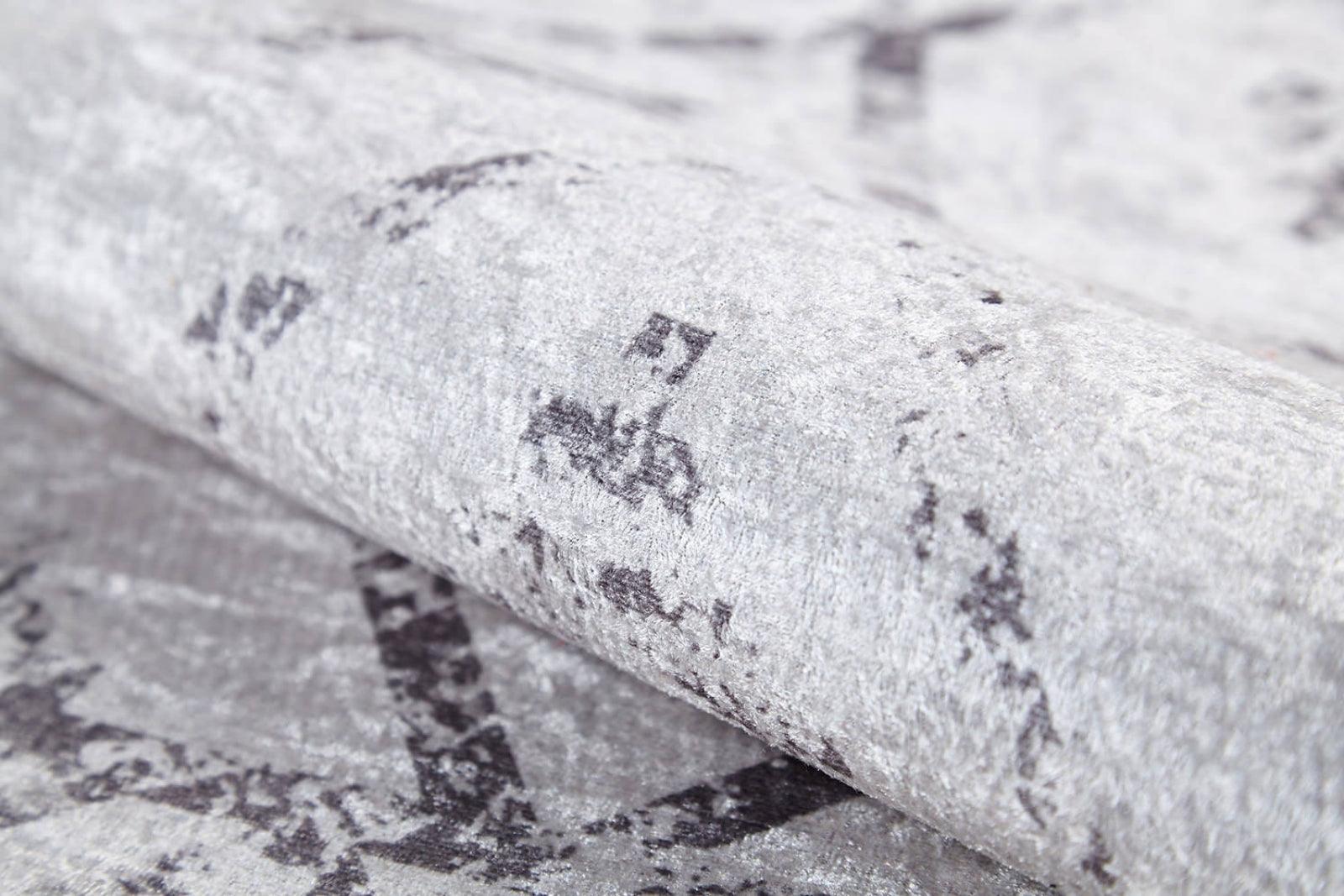 LosMochis Bej Geometrik Dijital Baskı Halı Halınet