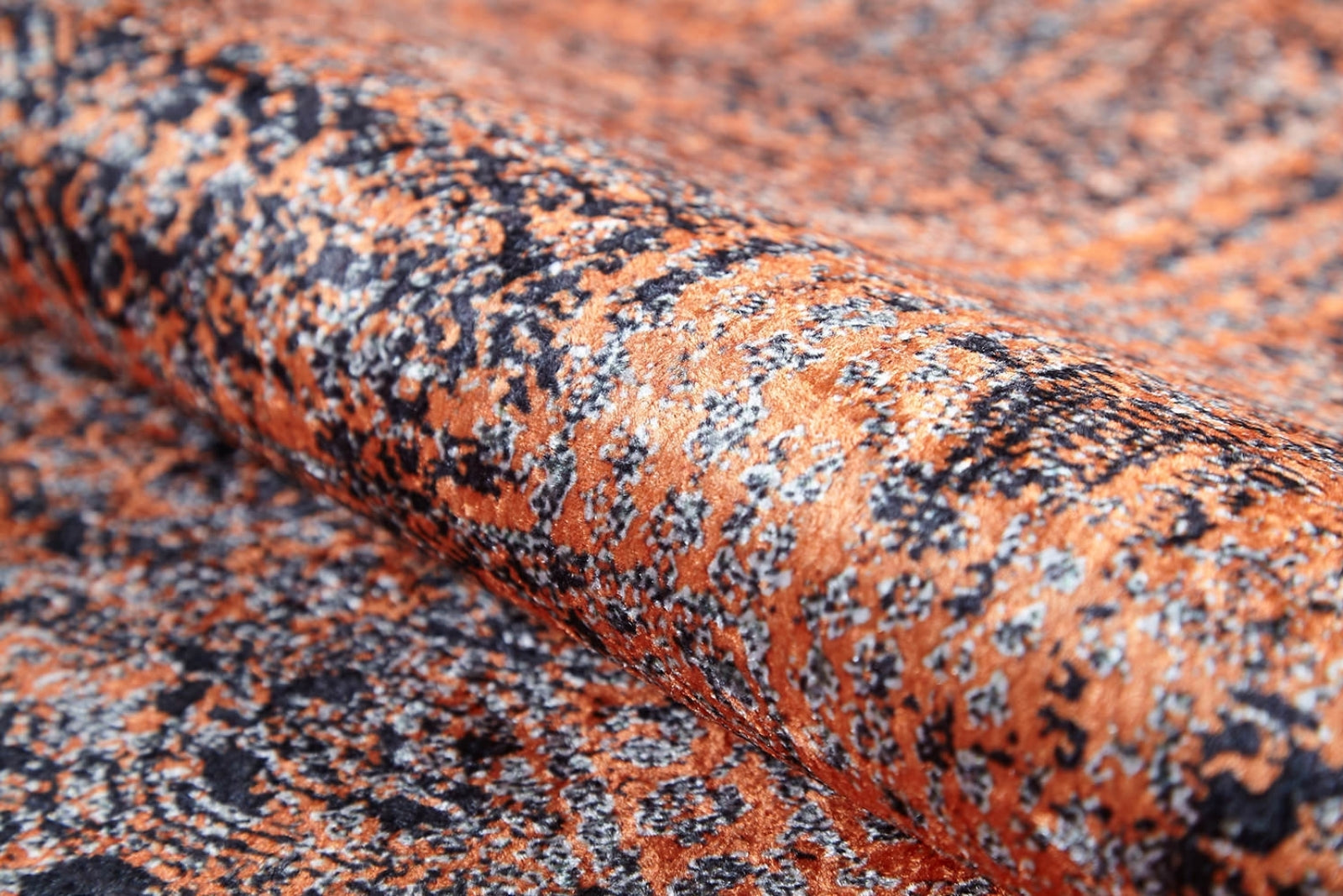 Krem Eskitme Modern Halı - Yıkanabilir - Kaymaz Taban - Pati Dostu