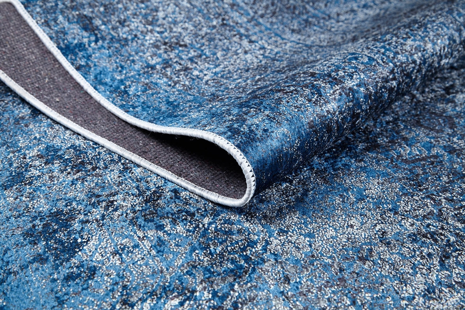 Gulistan Mavi Modern Dijital Baskı Halı Halınet