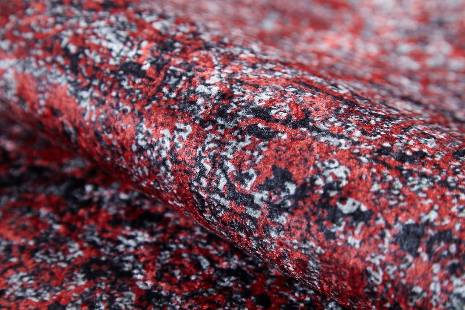 Kods Kırmızı Modern Dijital Baskı Halı Halınet