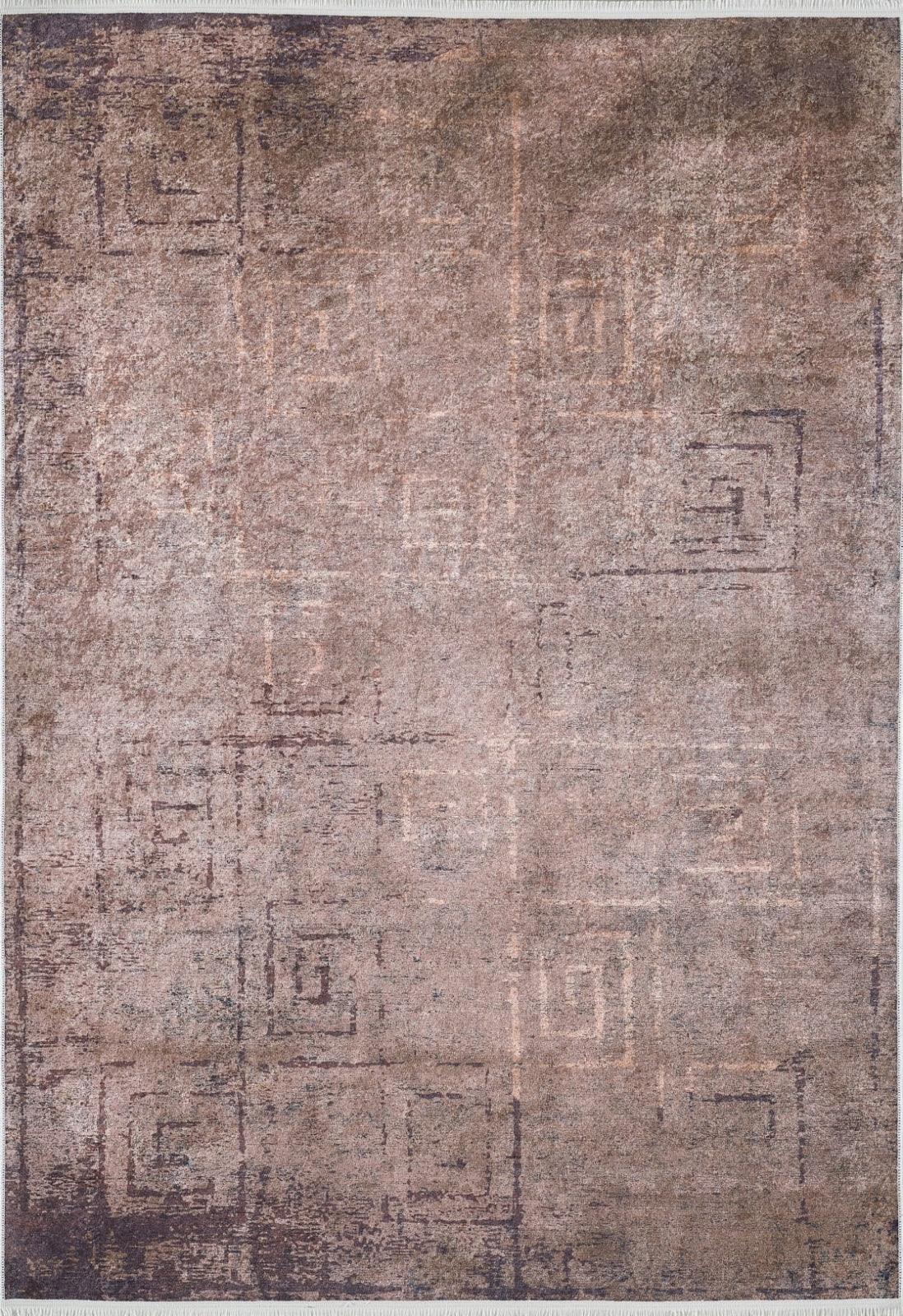 Dokulu Modern Halı - Yıkanabilir - Kaymaz Taban - Pati Dostu