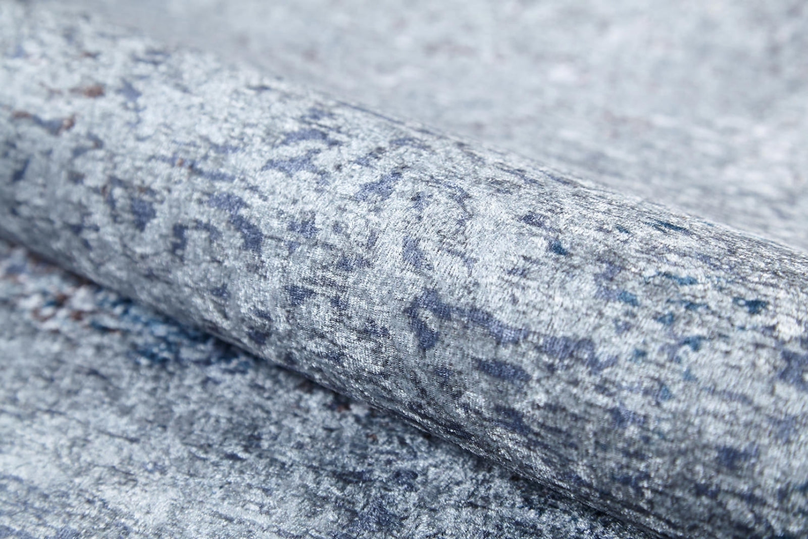 Sahrud Mavi Modern Dijital Baskı Halı Halınet