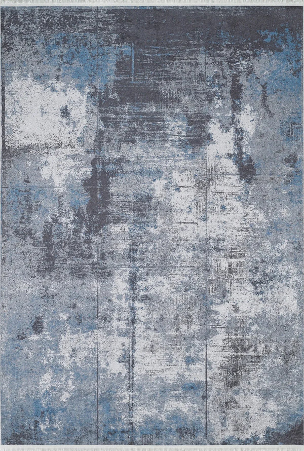 Modern Yatay Desenli Halı - Yıkanabilir - Kaymaz Taban - Pati Dostu