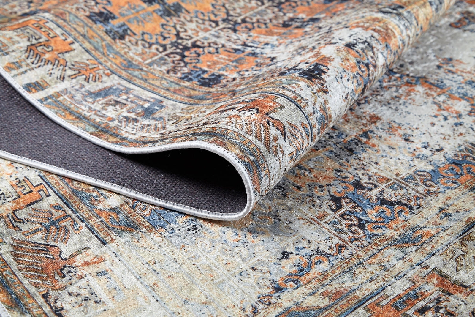 Mahsehr Bej Eskitme Dijital Baskı Halı Halınet