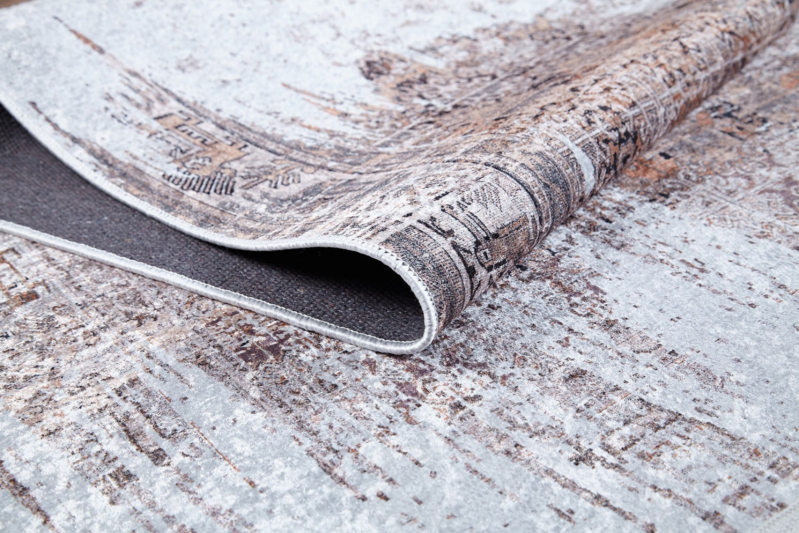 Sahrıza Bej Klasik Dijital Baskı Halı Halınet