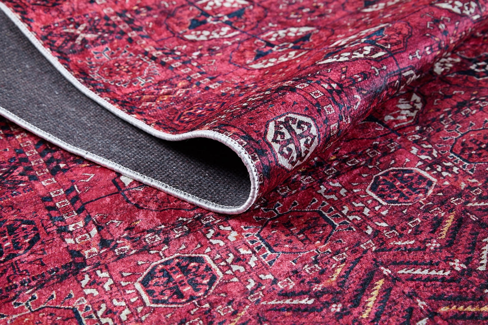 Solapur Kırmızı Modern Dijital Baskı Halı Halınet