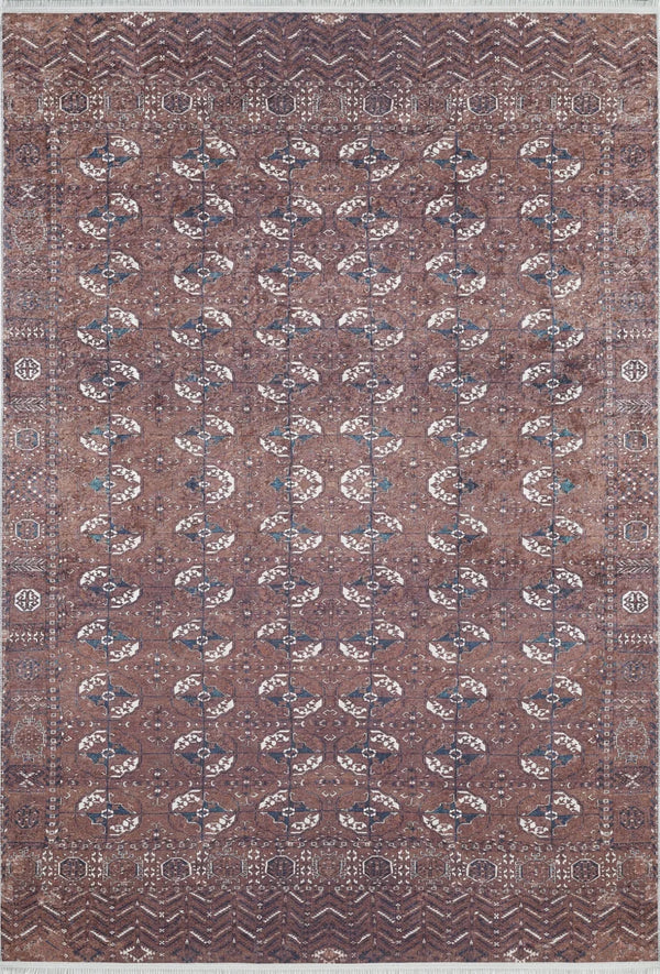 Modern Soyut Halı - Yıkanabilir - Kaymaz Taban - Pati Dostu