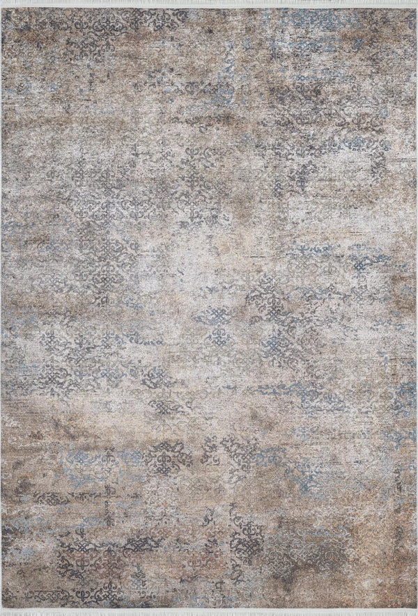 Vizon Dokulu Modern Halı - Yıkanabilir - Kaymaz Taban - Pati Dostu