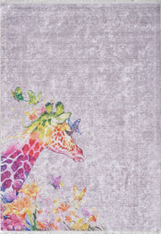 Wielkopolski Yeşil Figürlü Dijital Baskı Halı Halınet