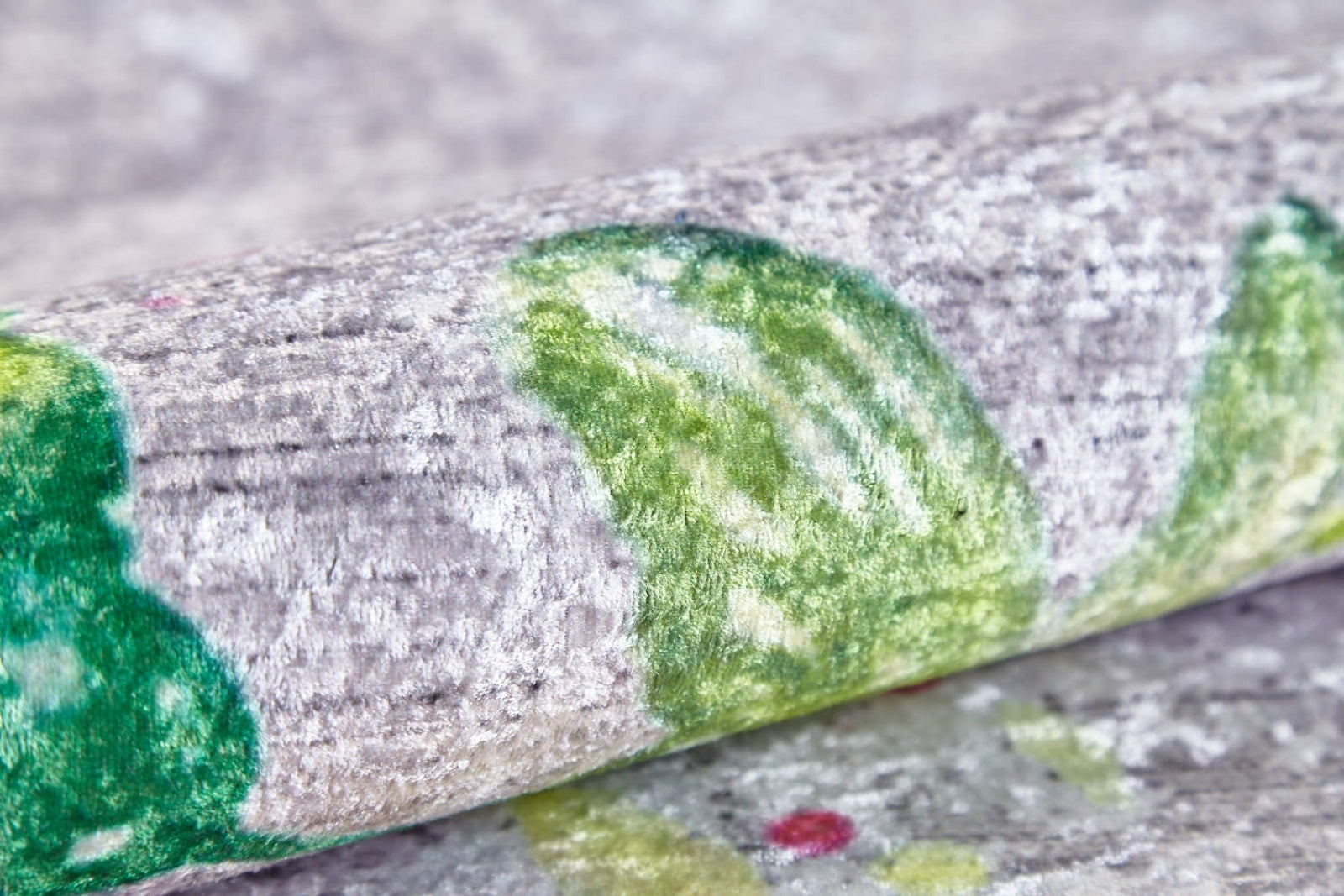 Wielkopolski Yeşil Figürlü Dijital Baskı Halı Halınet