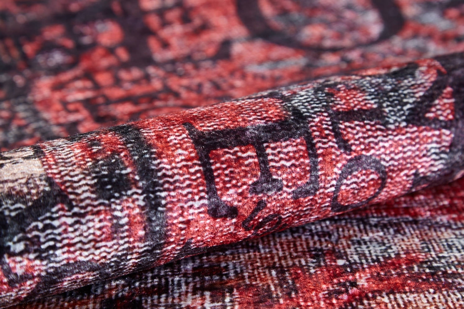 Sandomierski Kırmızı Özel Tasarım Dijital Baskı Halı Halınet