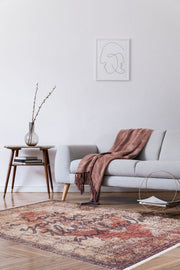 Kaluszyn Kahverengi Özel Tasarım Dijital Baskı Halı Halınet