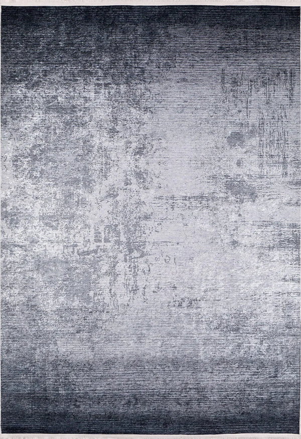 Antrasit Gri Dokulu Eskitme Halı - Kaymaz Taban - Pati Dostu - Toz Vermez