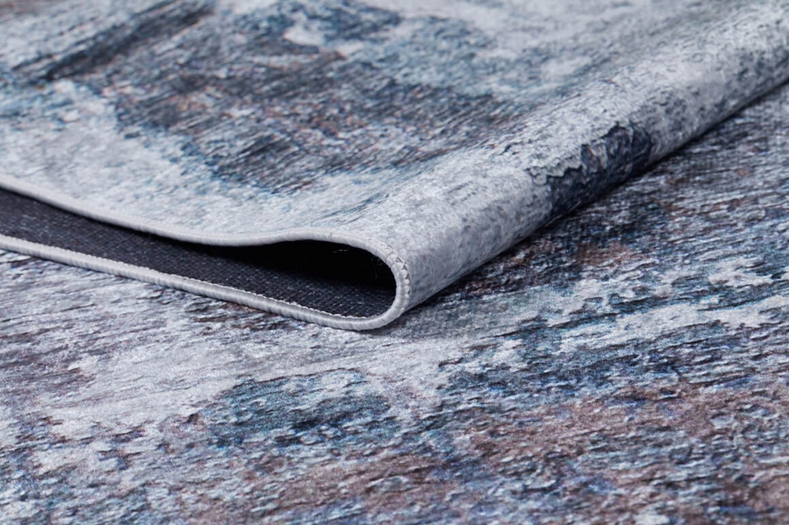 Voljski Gri Modern Dijital Baskı Halı Halınet