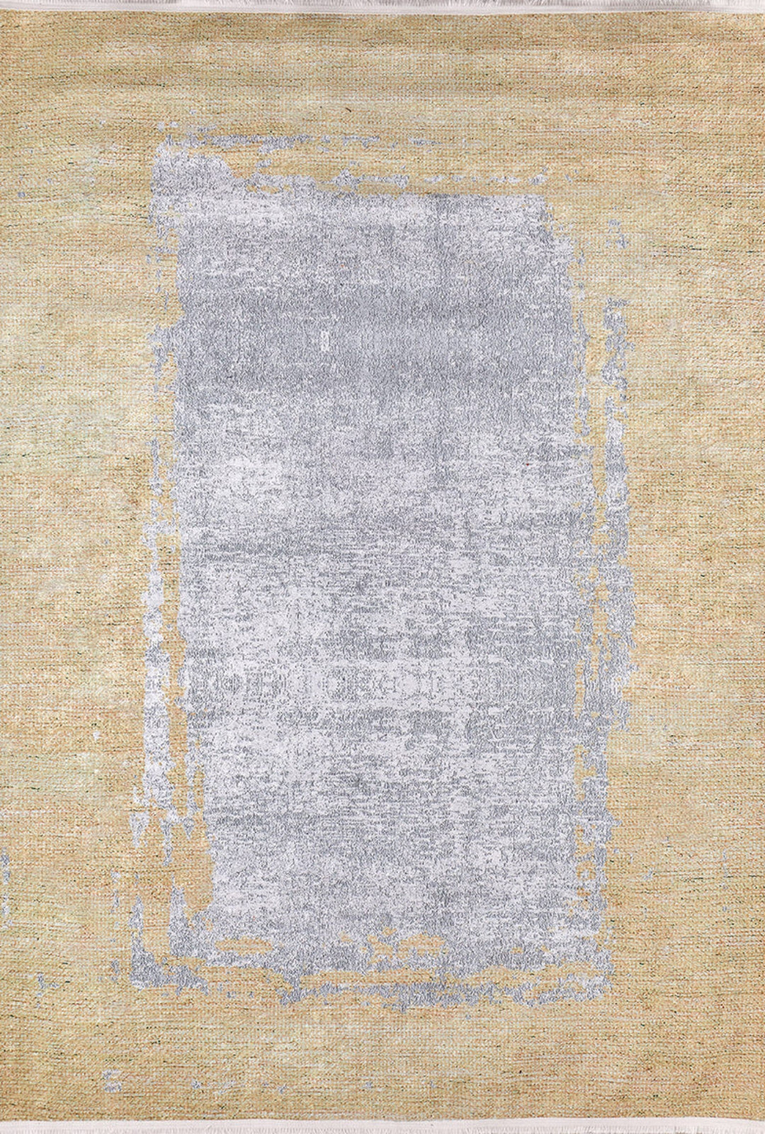 Perm Sarı Modern Dijital Baskı Halı Halınet