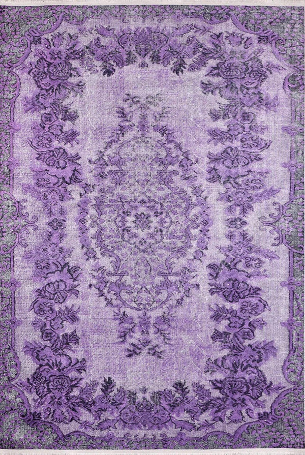 Bohem Stil Eskitme Halı - Yıkanabilir - Kaymaz Taban - Pati Dostu