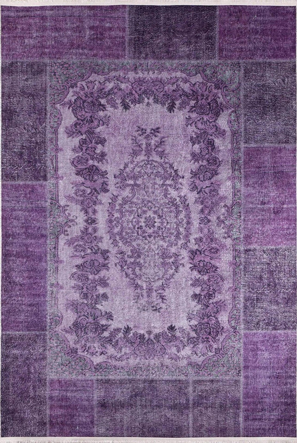 Klasik Madalyonlu Halı - Yıkanabilir - Kaymaz Taban - Pati Dostu