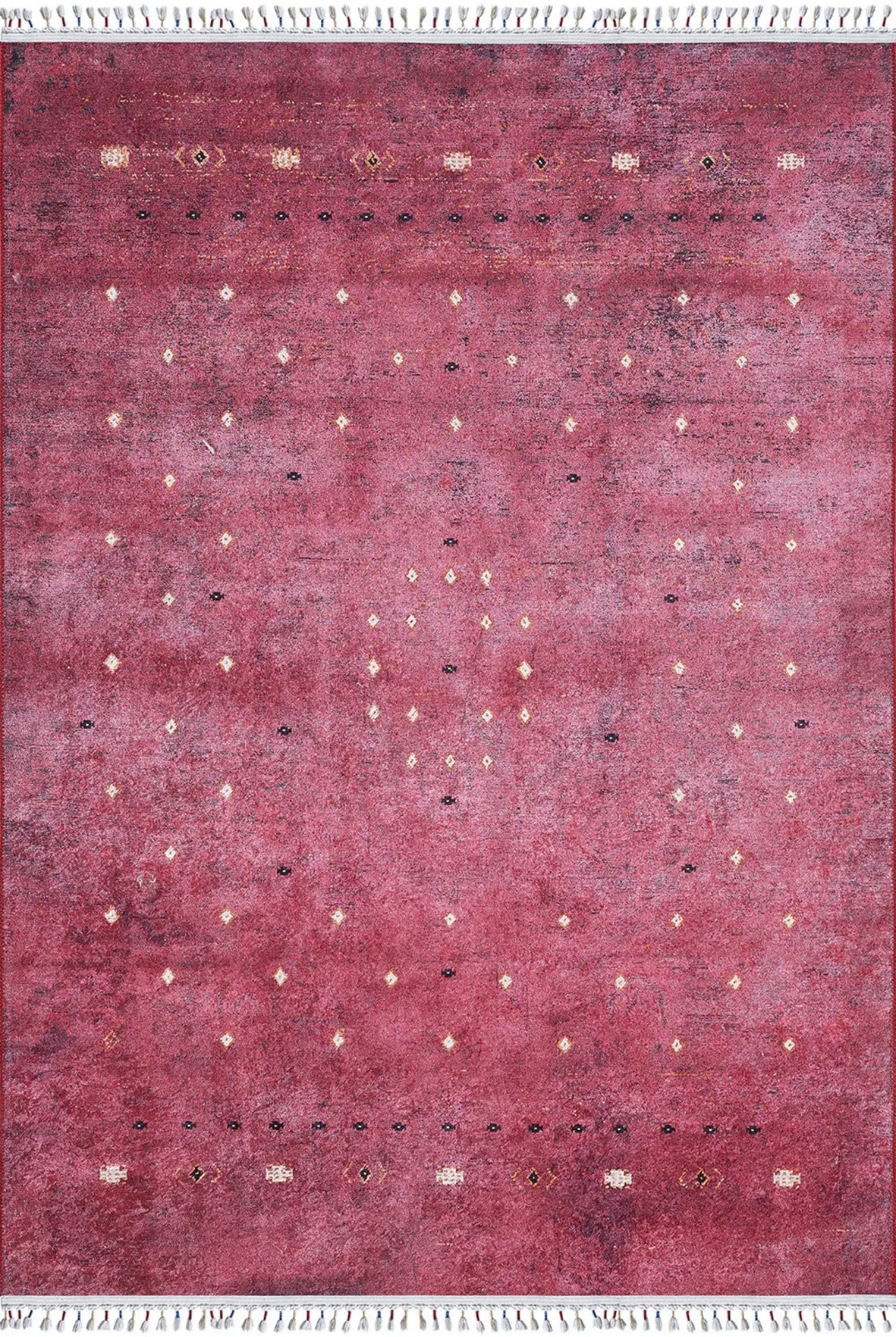 Lapy Kırmızı Klasik Dijital Baskı Halı Halınet