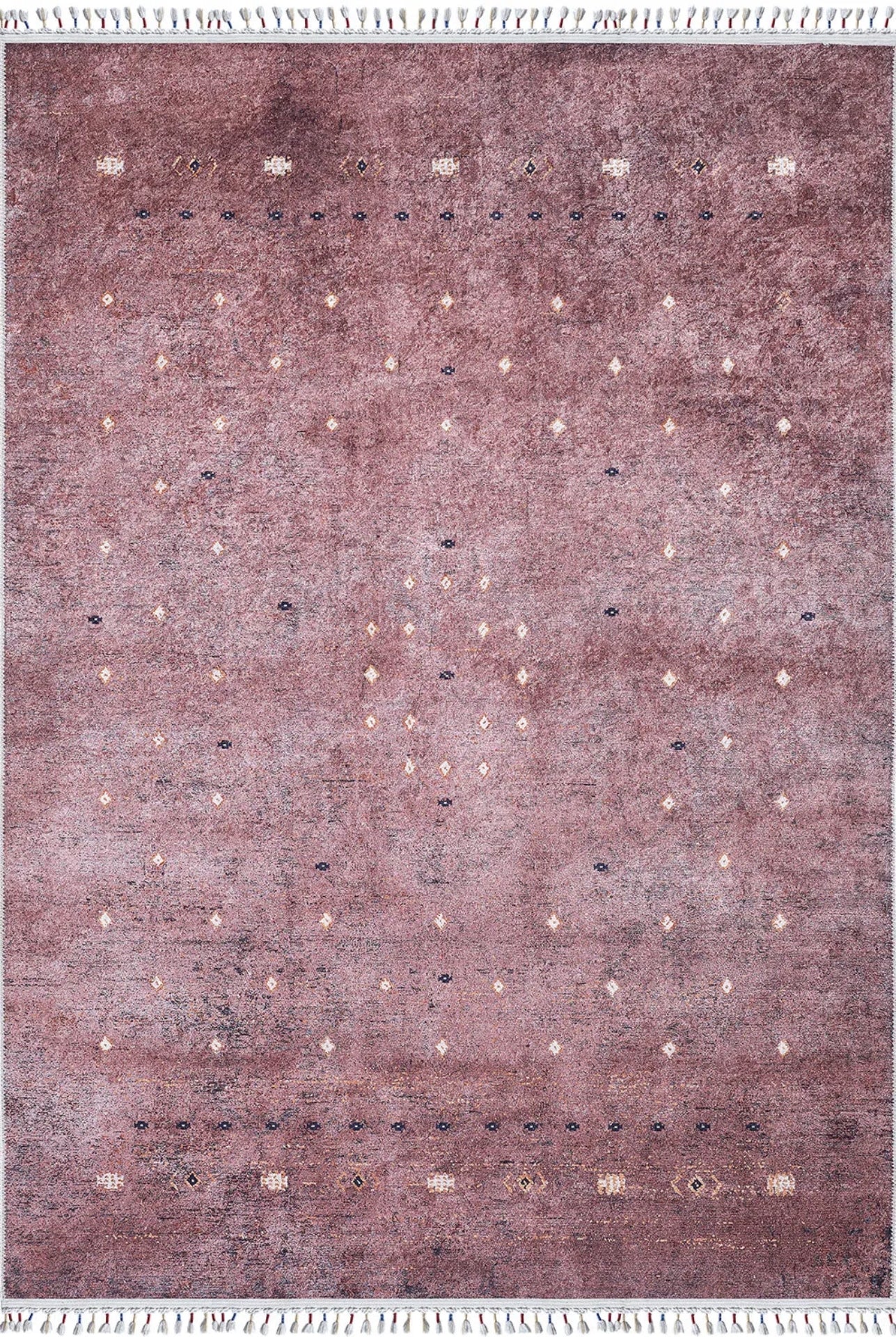 Lasin Kahverengi Klasik Dijital Baskı Halı Halınet