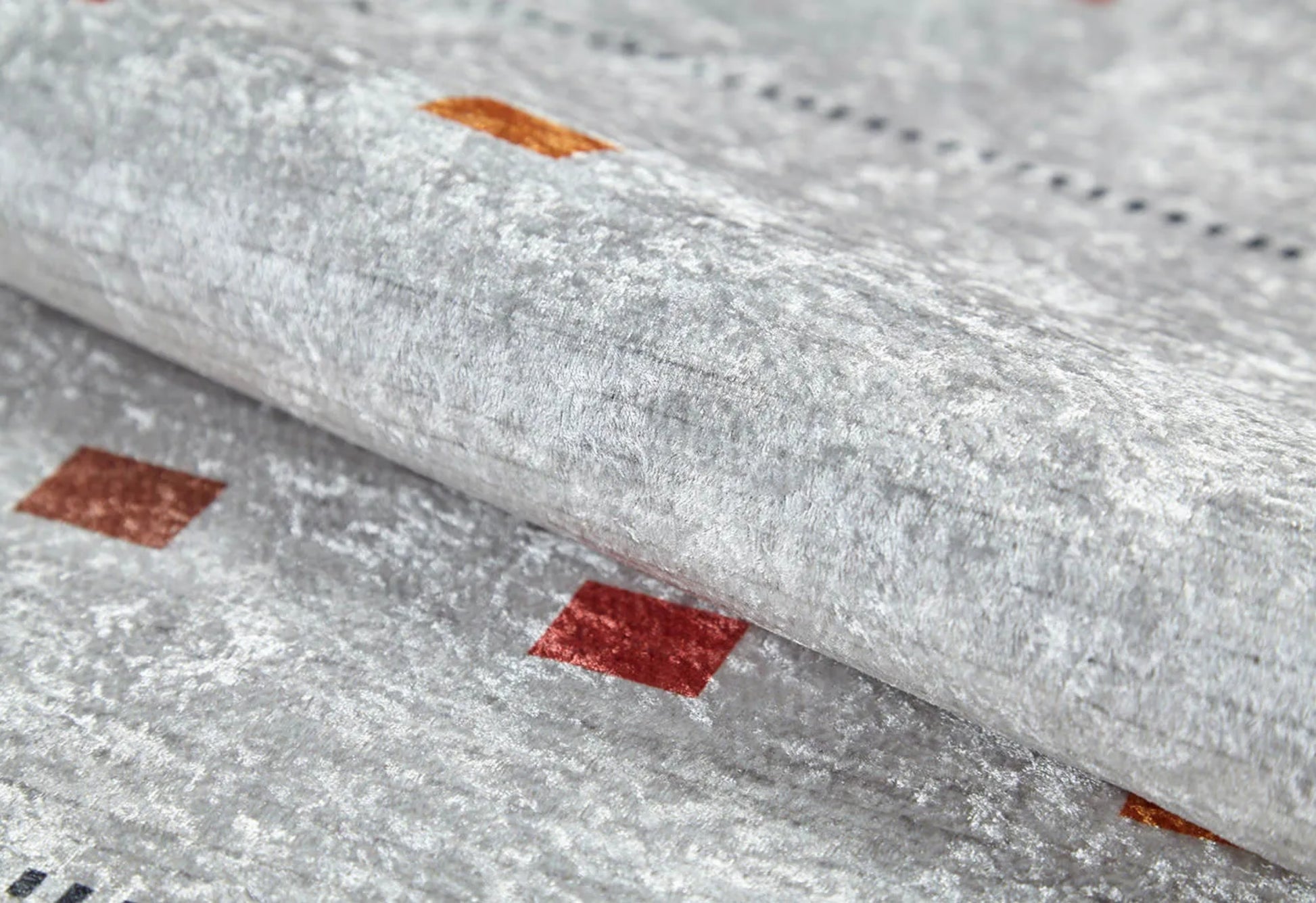 Laziska Gri Klasik Dijital Baskı Halı Halınet