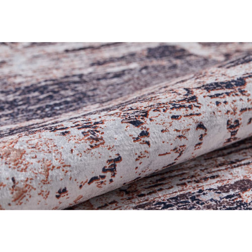 NijniTagil Bej Modern Dijital Baskı Halı Halınet