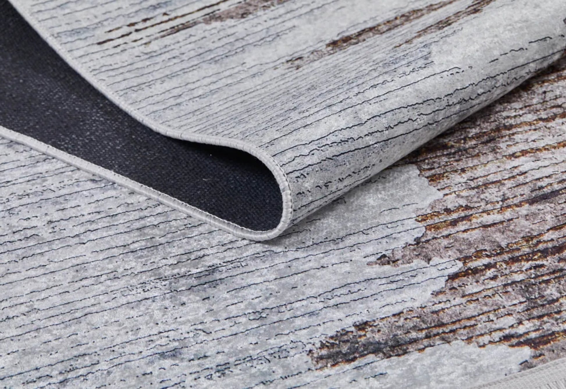 Makao Bej Modern Dijital Baskı Halı Halınet